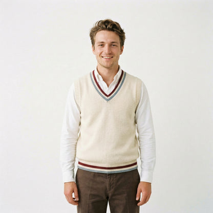 Soft Knitted Sweater Vest for Men