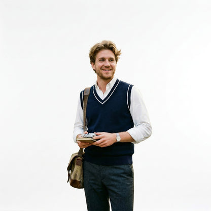 Soft Knitted Sweater Vest for Men
