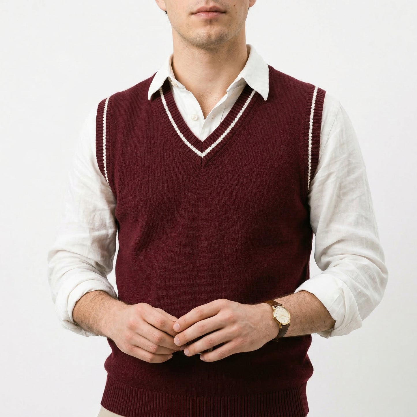 Soft Knitted Sweater Vest for Men