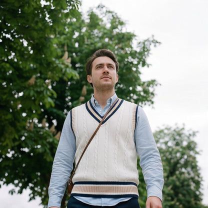 Soft Knitted Sweater Vest for Men