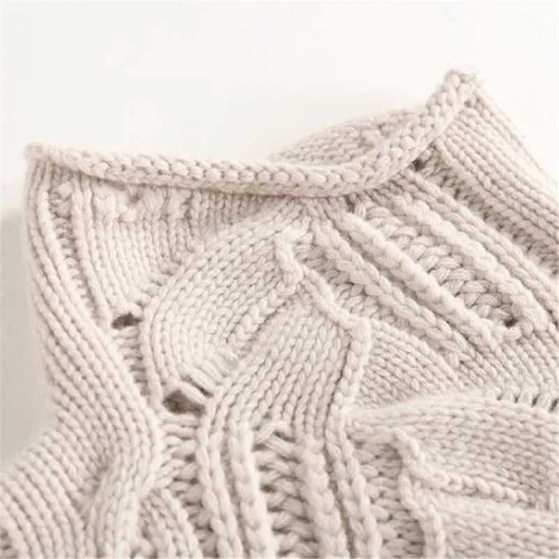 Soft Knit Cardigan Sweater for Women - Cozy Textured Design 4