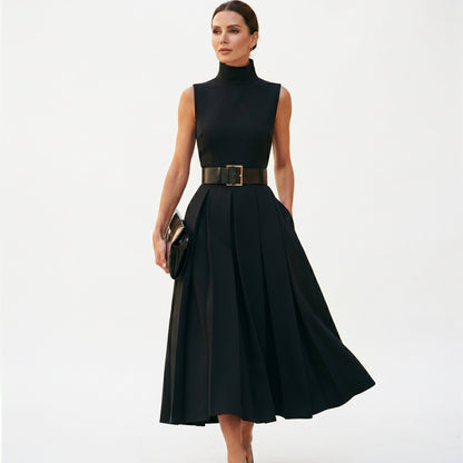 Sophia - Elegant High-Neck Maxi Dress for Women DONE
