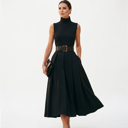 Sophia - Elegant High-Neck Maxi Dress for Women DONE