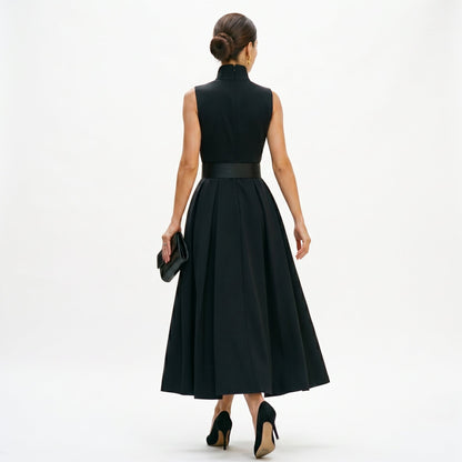 Sophia - Elegant High-Neck Maxi Dress for Women DONE