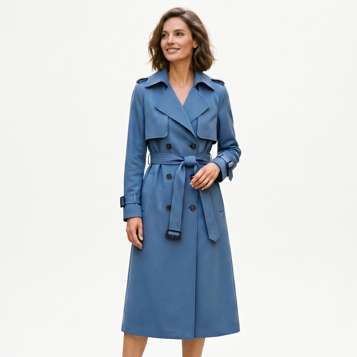 Sophia - Elegant Long Trench Coat for Women DONE 05-22-2026