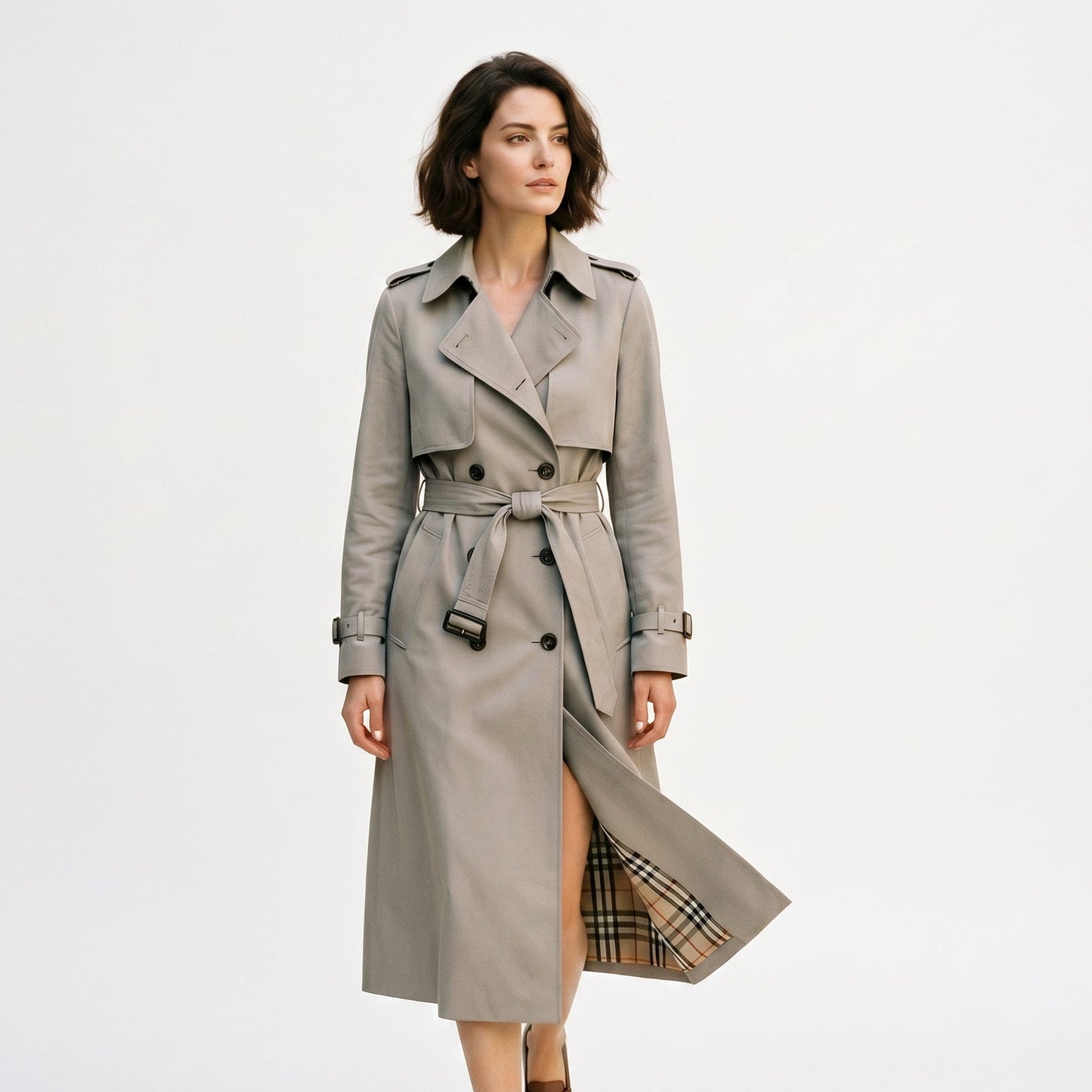 Sophia - Elegant Long Trench Coat for Women DONE 05-22-2026