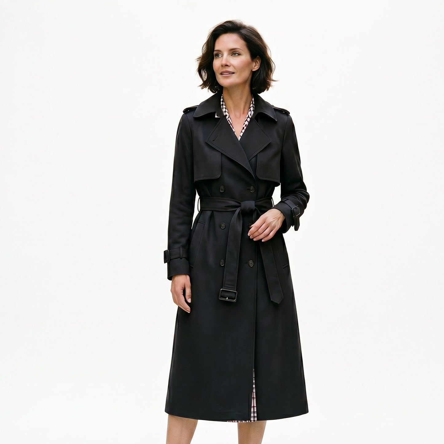 Sophia - Elegant Long Trench Coat for Women DONE 05-22-2026