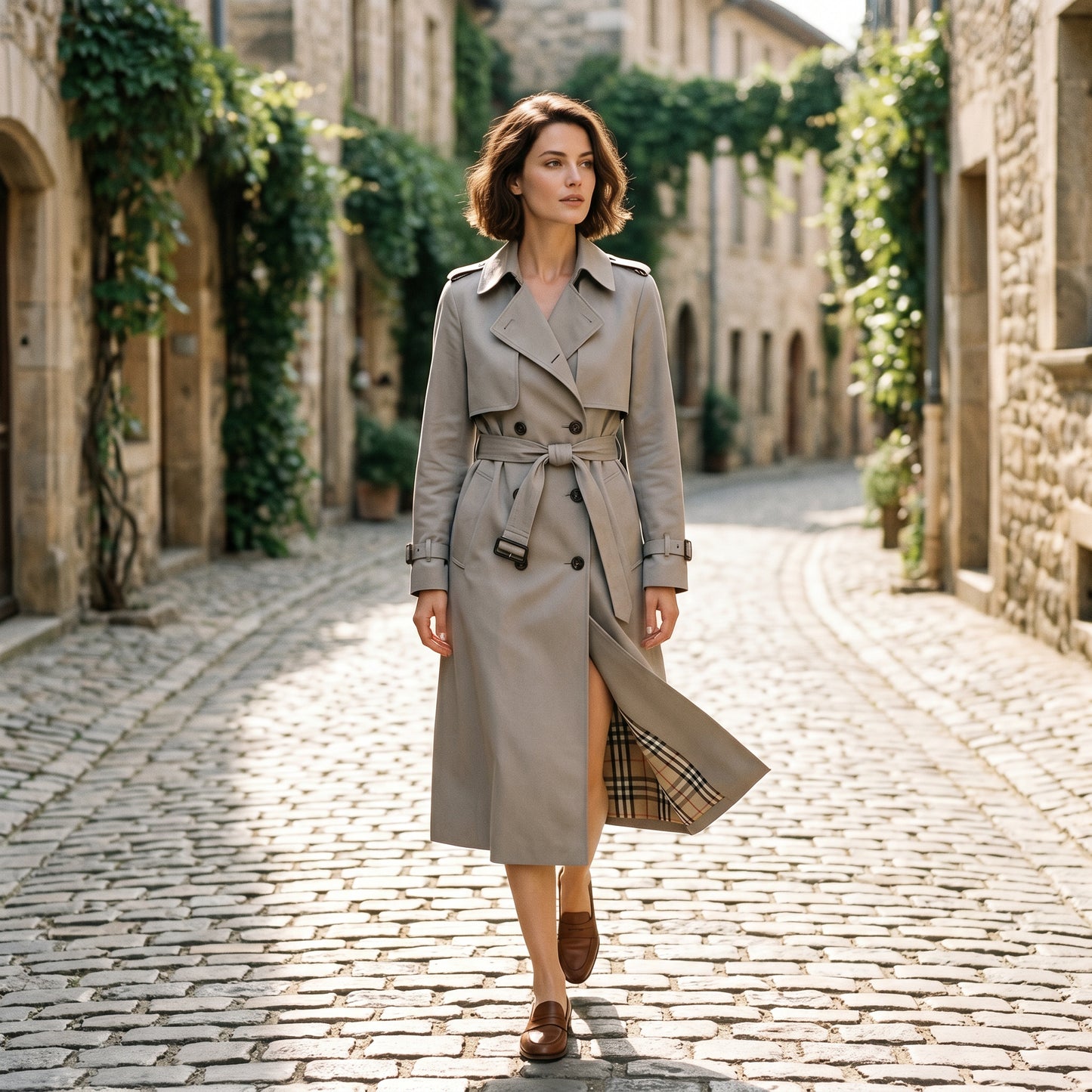 Sophia - Elegant Long Trench Coat for Women DONE 05-22-2026