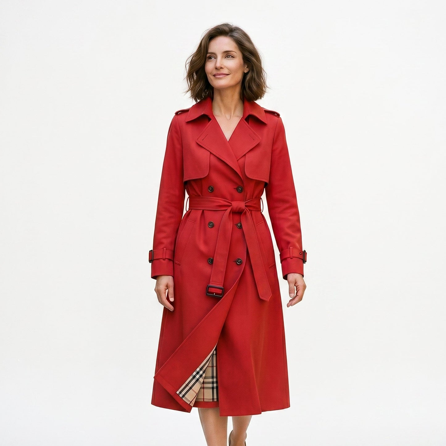 Sophia - Elegant Long Trench Coat for Women DONE 05-22-2026