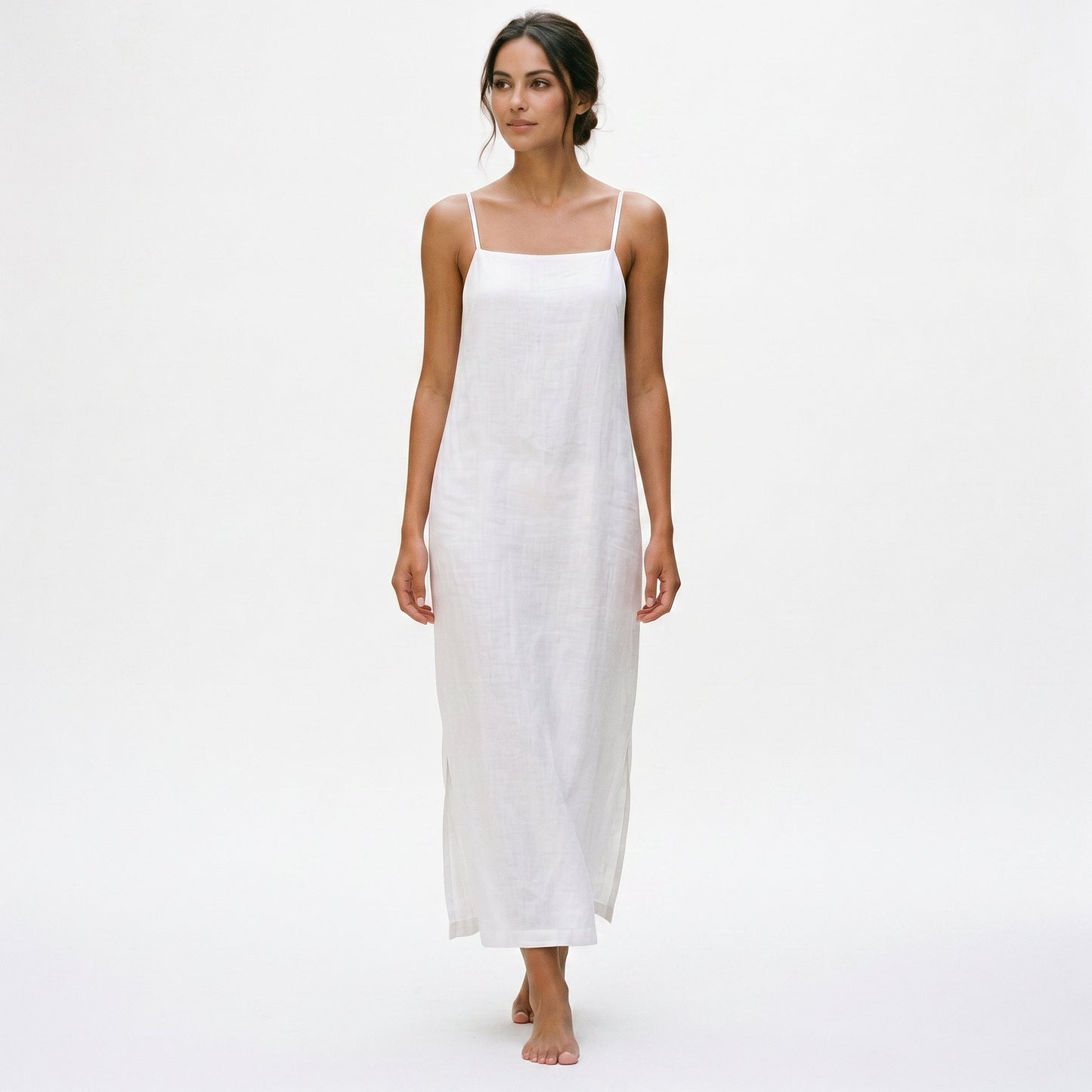 Sophia - Elegant Red Cotton Maxi Dress for Women done 06-22-2026