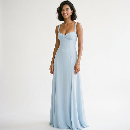 Sophia | Elegant Soft Drape White Maxi Dress for Women DONE 05-21-2026
