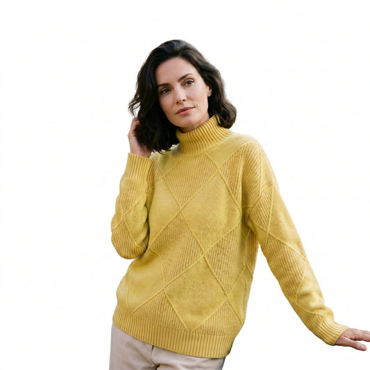 Sophia | Elegant Warm Cashmere Turtleneck Shirt for Women DONE 06-10-2026