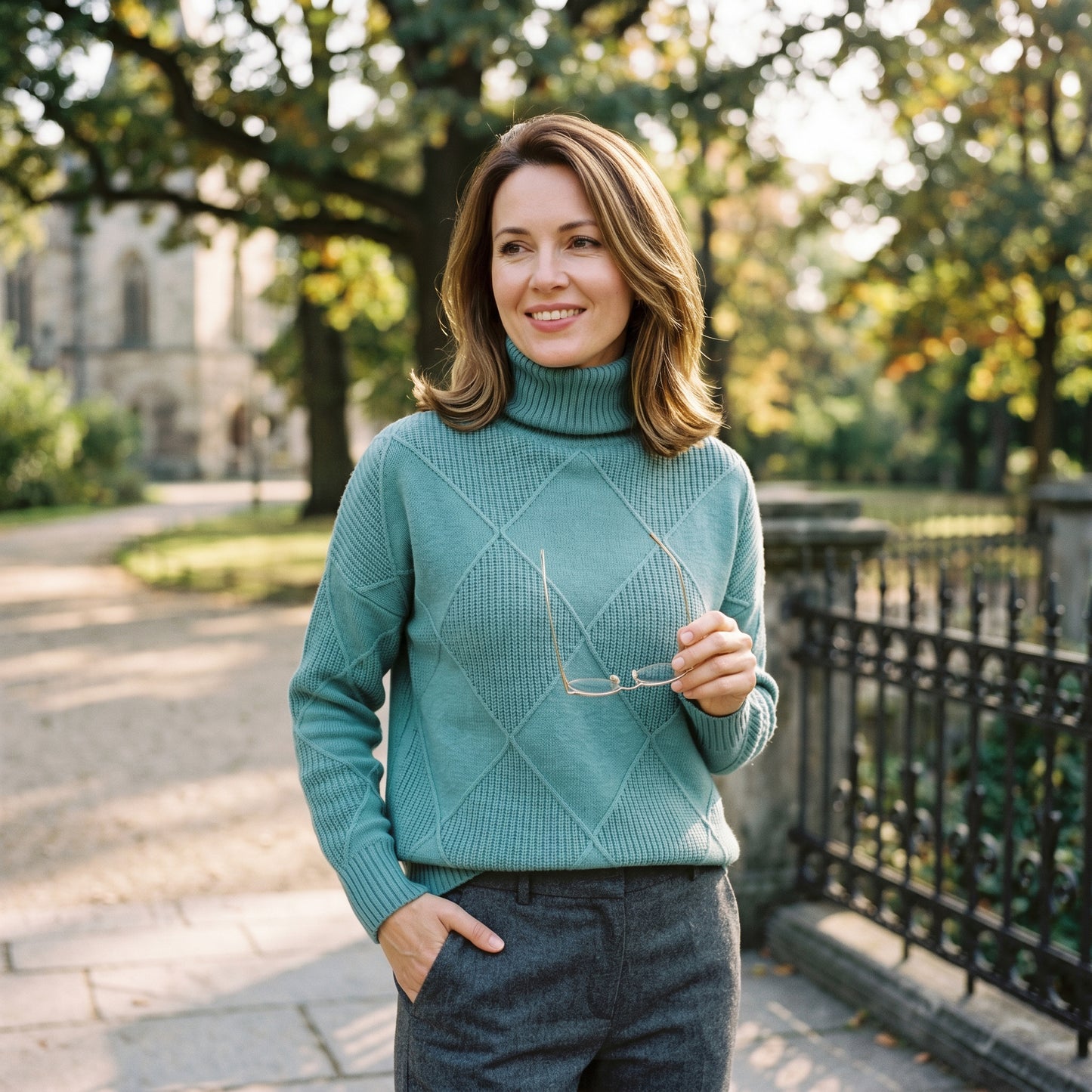 Sophia | Elegant Warm Cashmere Turtleneck Shirt for Women DONE 06-10-2026