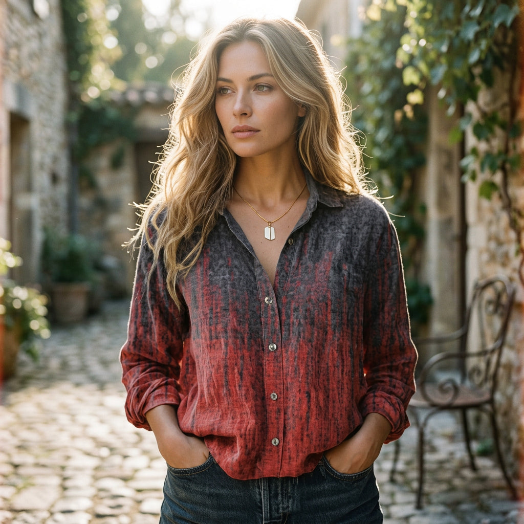 Sophia - Vintage Floral Womens Shirt DONE