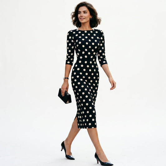 Sophia - Vintage Polka Dot Summer Dress DONE