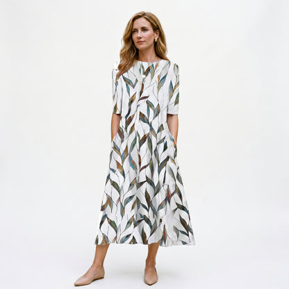 Sophie | Breezy Floral A-Line Womens Dress for Summer DONE 06-05-2026