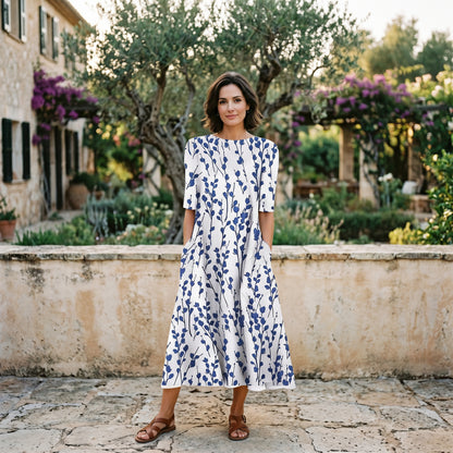 Sophie | Breezy Floral A-Line Womens Dress for Summer DONE 06-05-2026