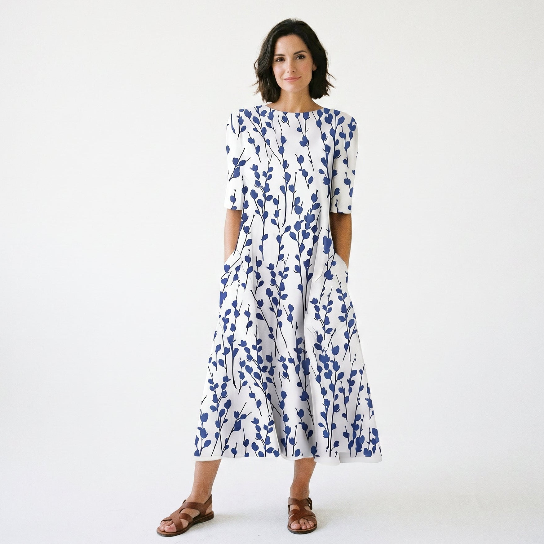 Sophie | Breezy Floral A-Line Womens Dress for Summer DONE 06-05-2026