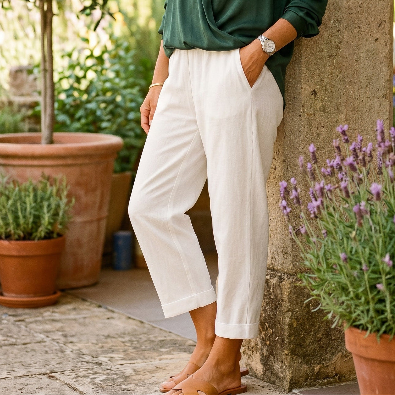 Sophie | Chic Airy Linen Trousers for Women DONE 05-27-2026