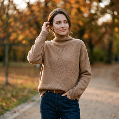 Sophie | Elegant Cozy Cashmere Turtleneck Sweater for Women DONE 05-27-2026