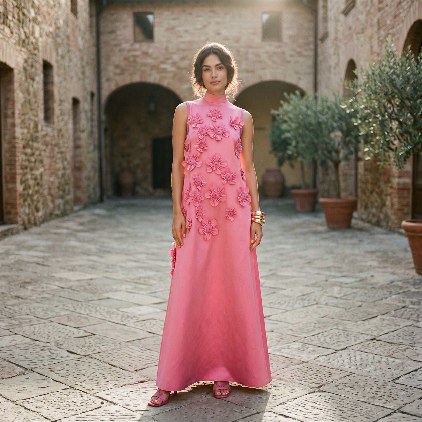 Sophie | Elegant Floral White Maxi Dress for Women DONE 05-27-2026