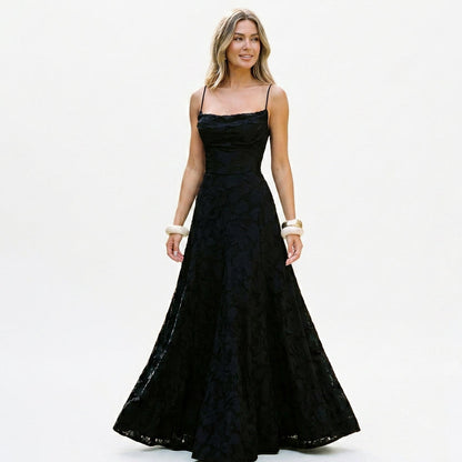 Sophie | Elegant Lace Maxi Evening Gown for Formal Events DONE 06-11-2026
