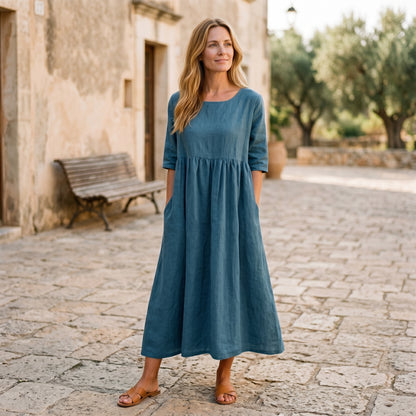Sophie | Relaxed Linen Summer Dress for Women DONE 06-05-2026