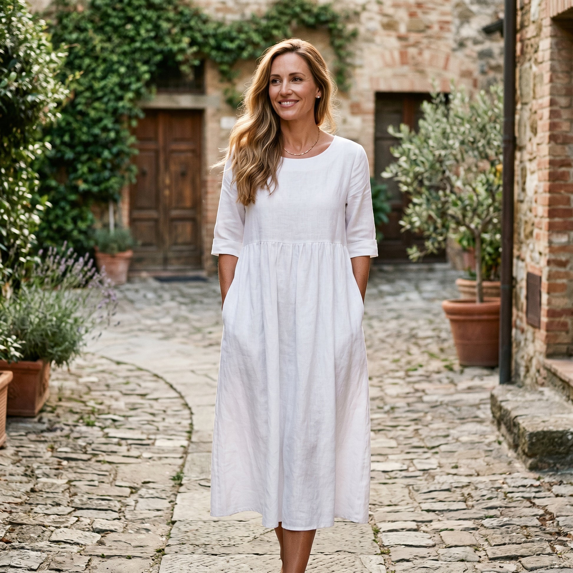 Sophie | Relaxed Linen Summer Dress for Women DONE 06-05-2026