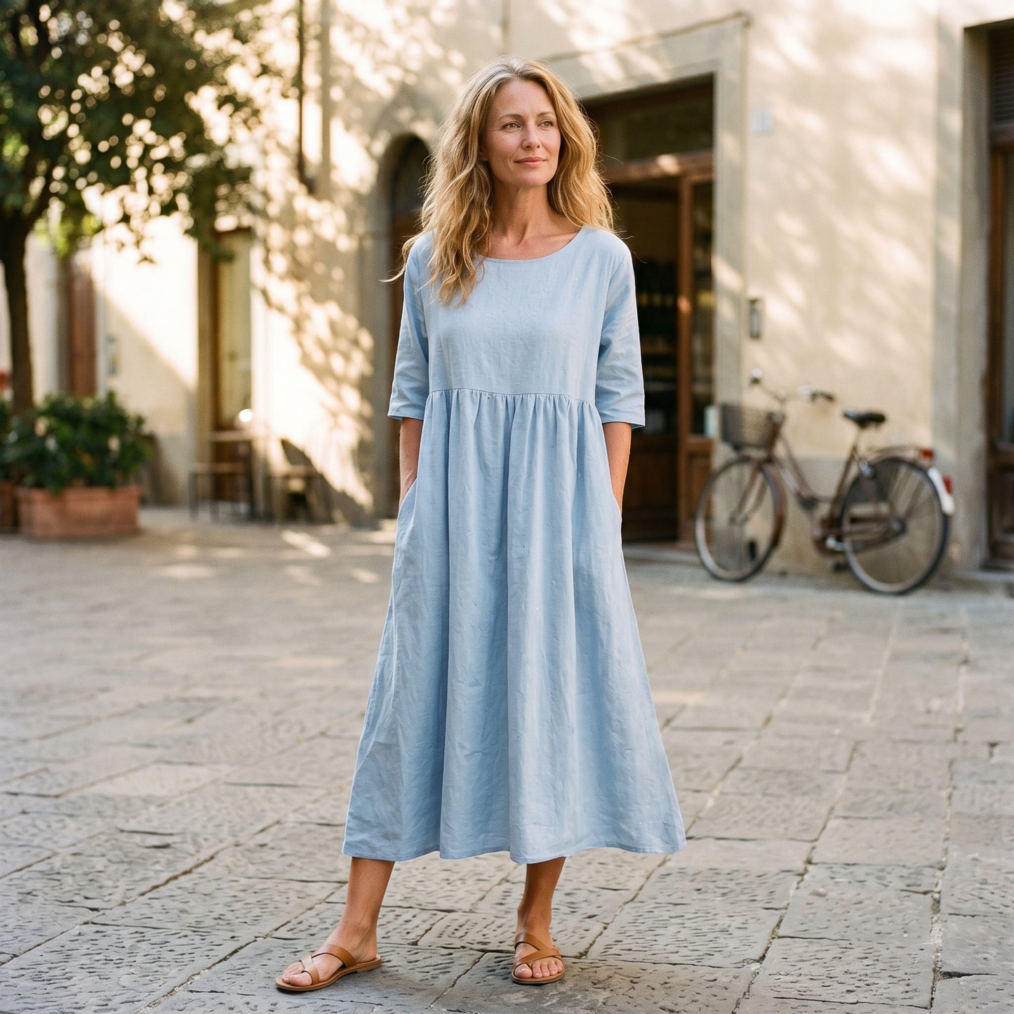Sophie | Relaxed Linen Summer Dress for Women DONE 06-05-2026