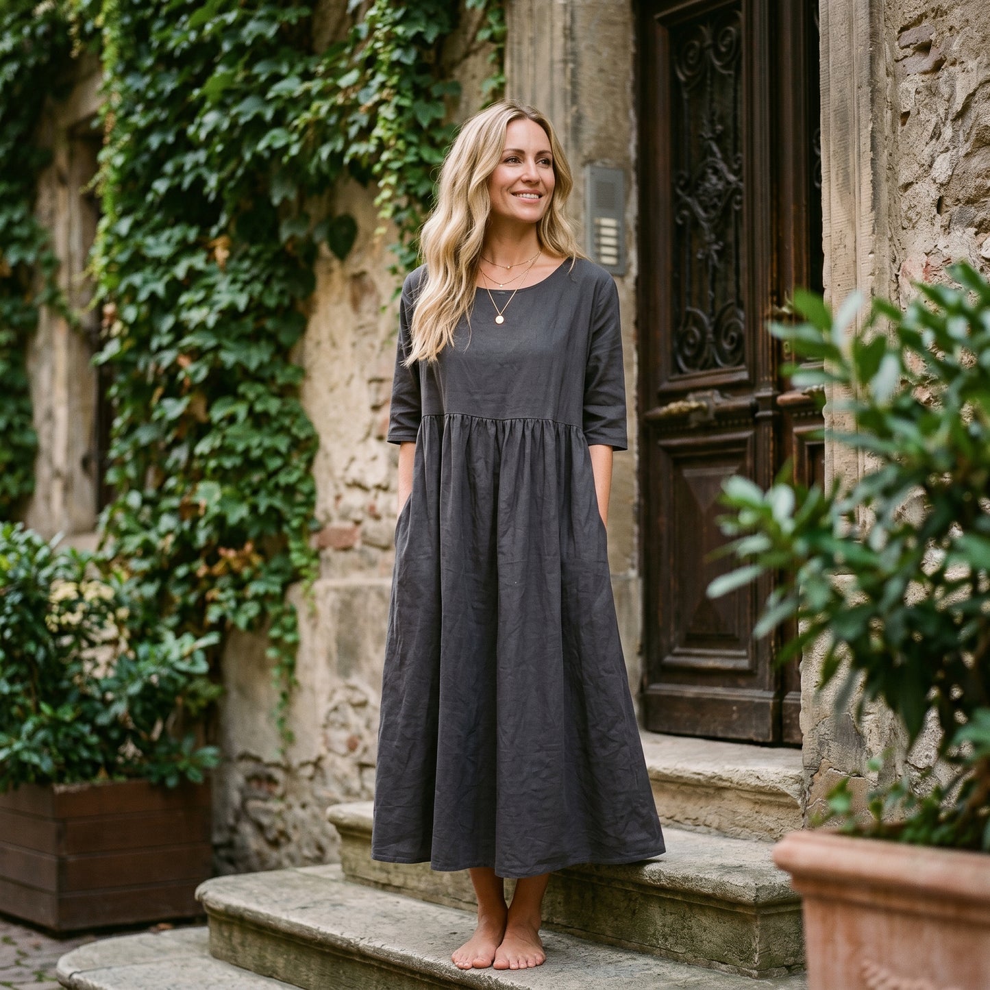 Sophie | Relaxed Linen Summer Dress for Women DONE 06-05-2026