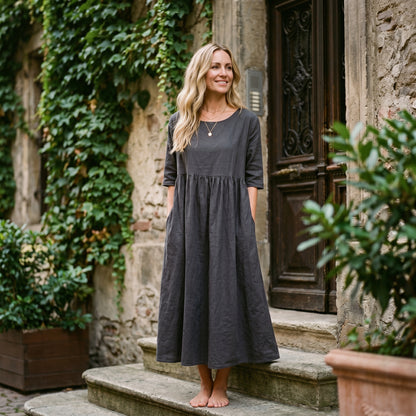 Sophie | Relaxed Linen Summer Dress for Women DONE 06-05-2026