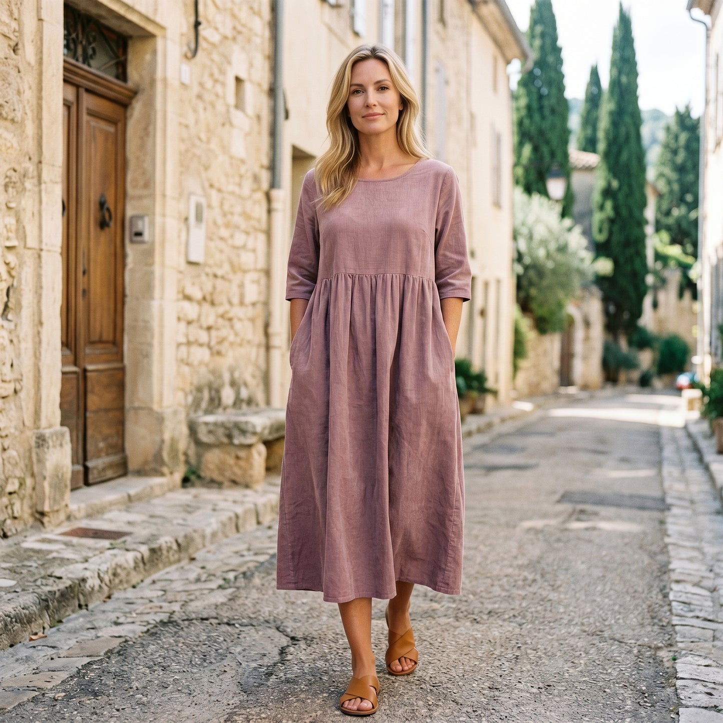 Sophie | Relaxed Linen Summer Dress for Women DONE 06-05-2026