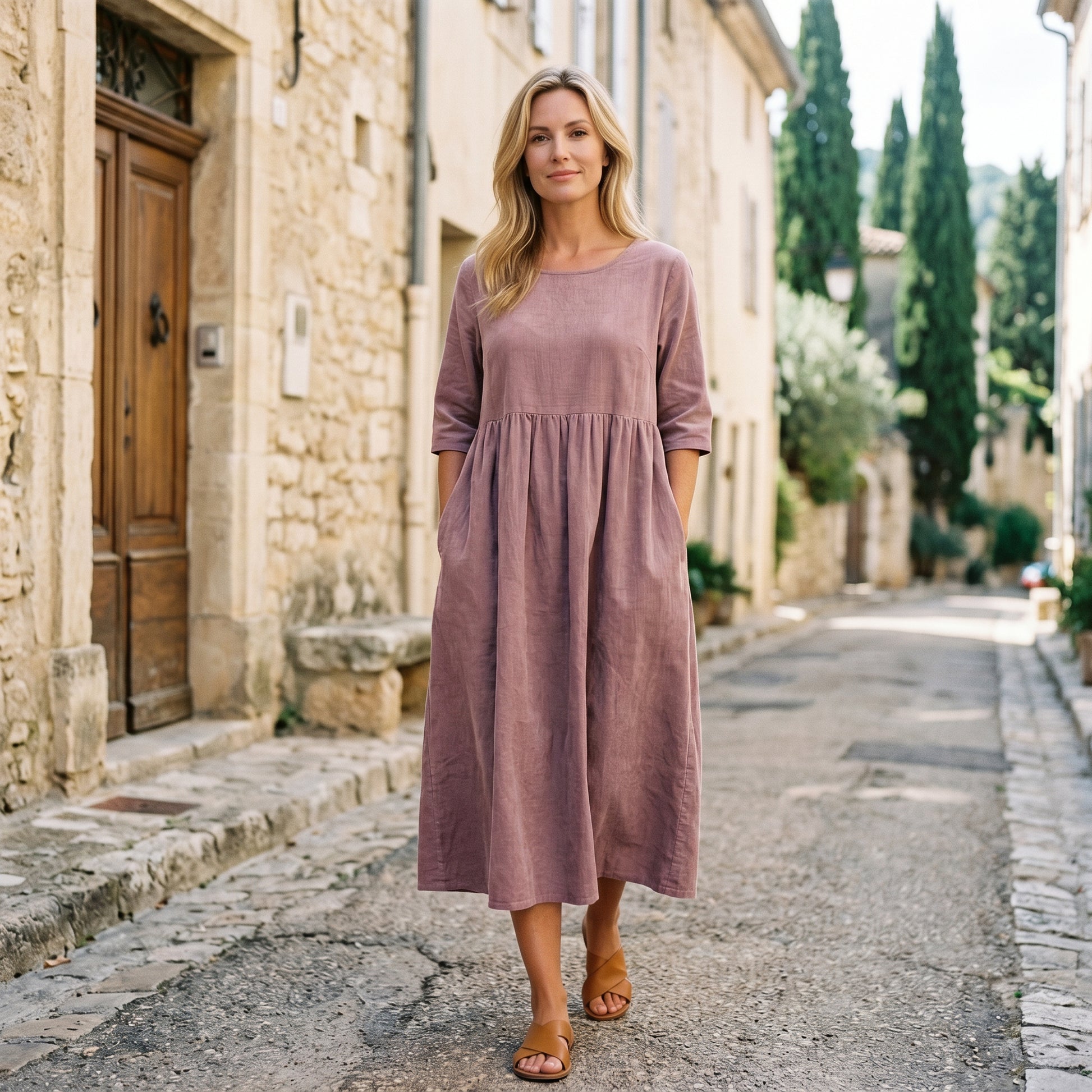 Sophie | Relaxed Linen Summer Dress for Women DONE 06-05-2026