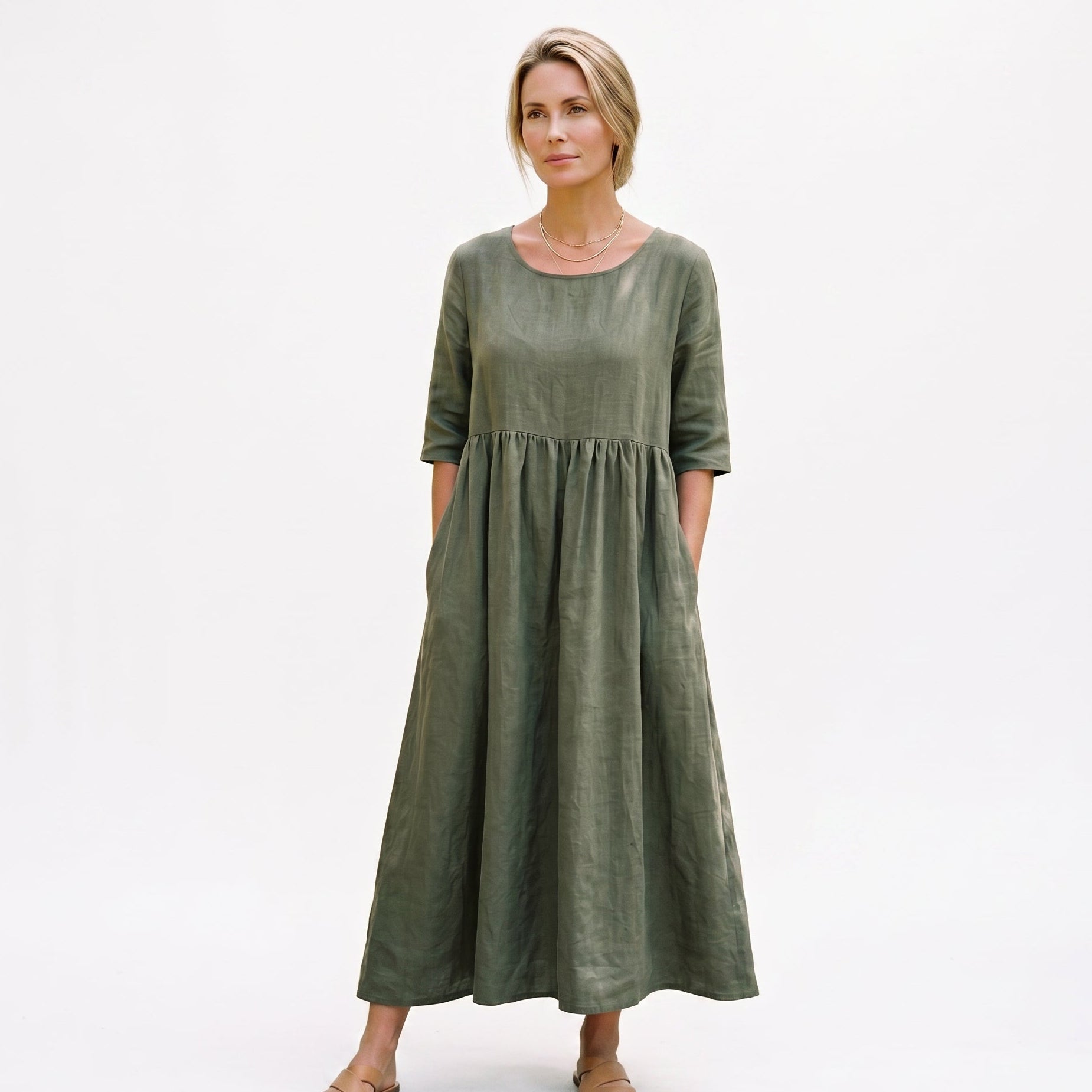 Sophie | Relaxed Linen Summer Dress for Women DONE 06-05-2026