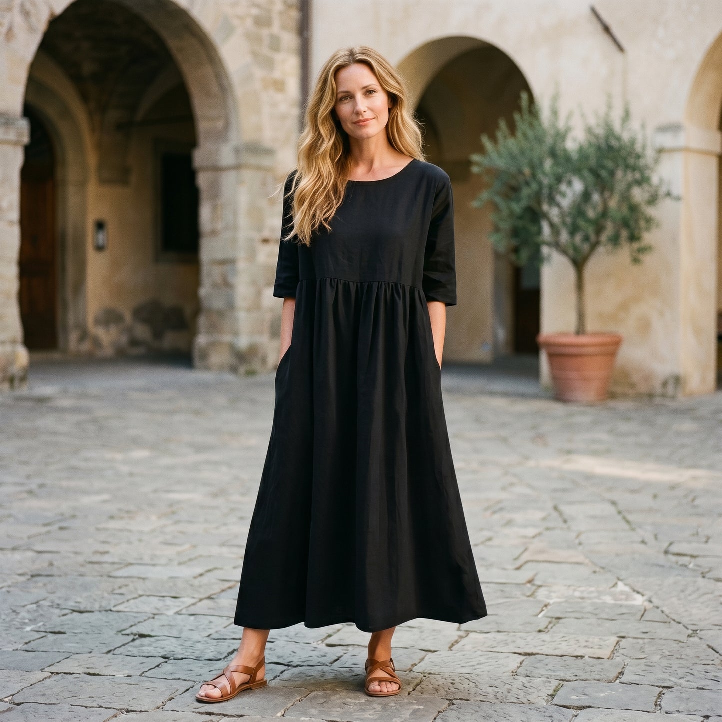 Sophie | Relaxed Linen Summer Dress for Women DONE 06-05-2026