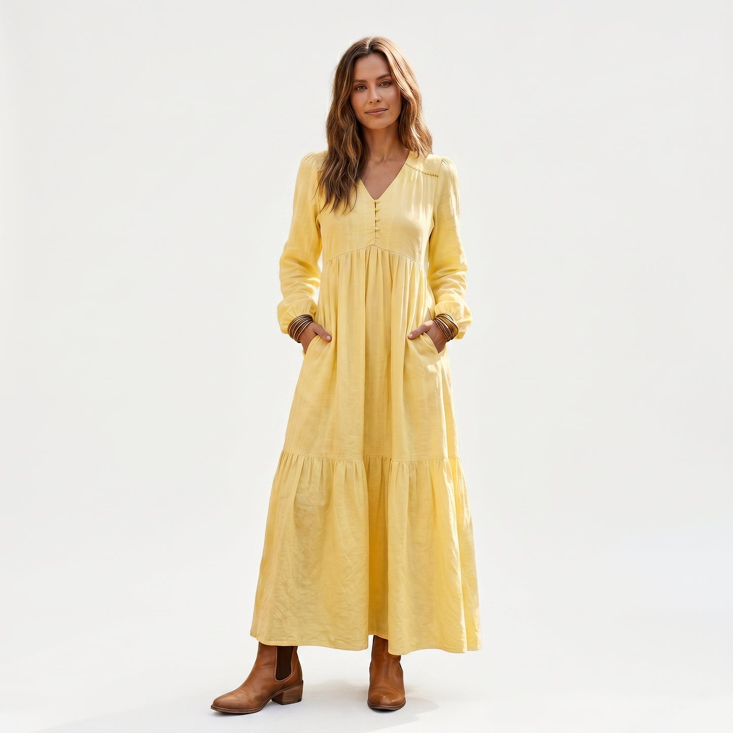 Sophie | Retro Elegant Long-Sleeved Women's Dress done 05-20-2026