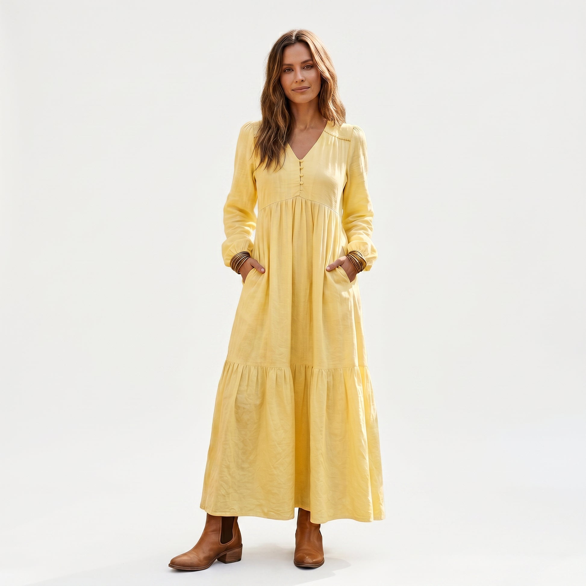 Sophie | Retro Elegant Long-Sleeved Women's Dress done 05-20-2026