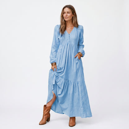 Sophie | Retro Elegant Long-Sleeved Women's Dress done 05-20-2026