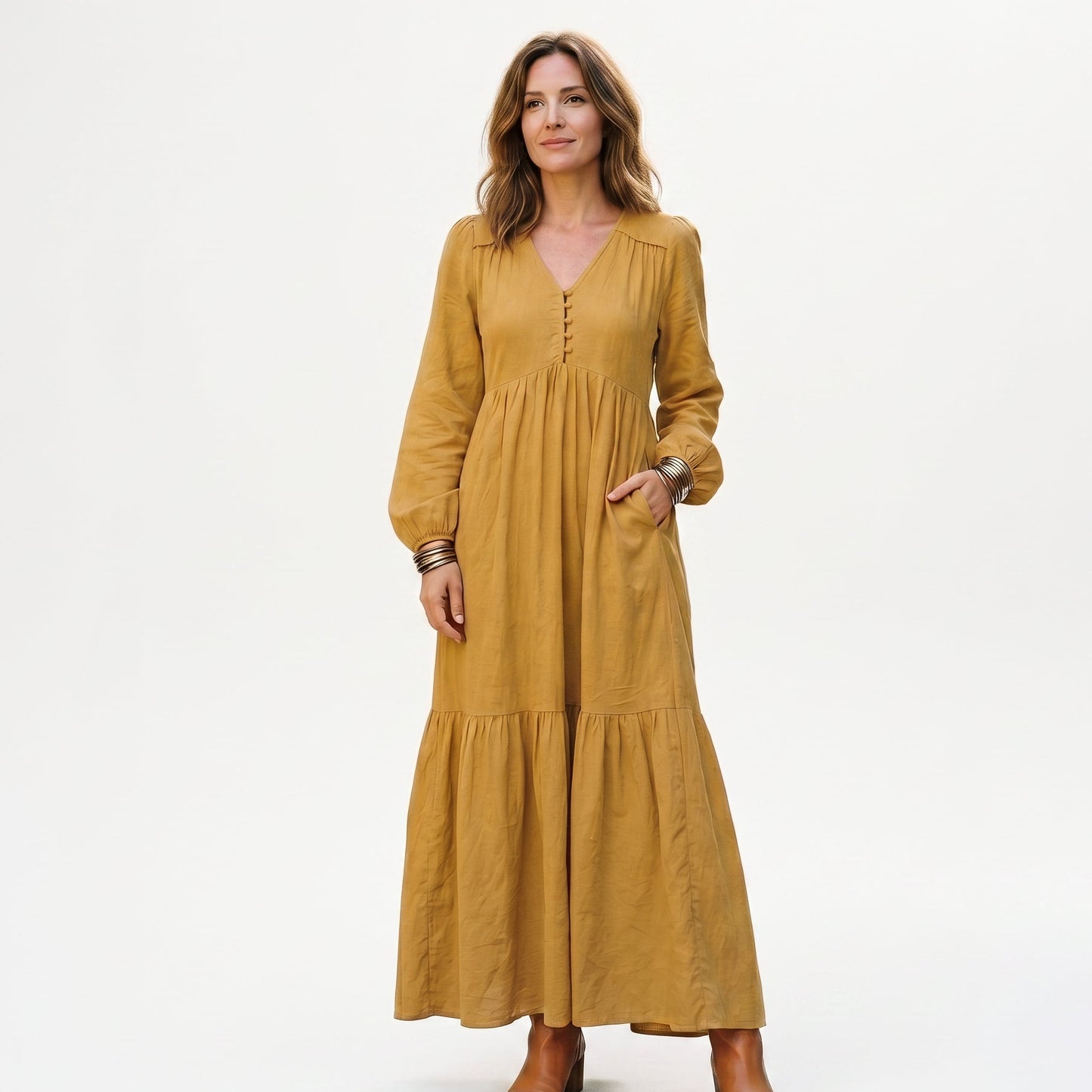 Sophie | Retro Elegant Long-Sleeved Women's Dress done 05-20-2026