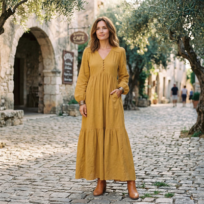 Sophie | Retro Elegant Long-Sleeved Women's Dress done 05-20-2026