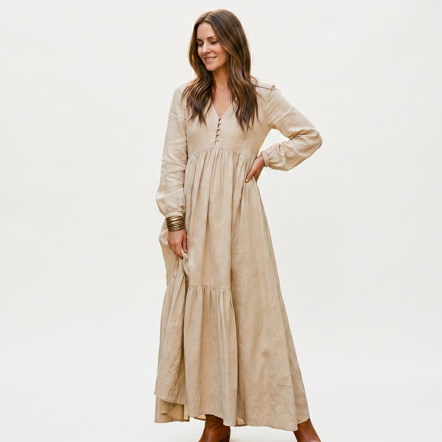 Sophie | Retro Elegant Long-Sleeved Women's Dress done 05-20-2026