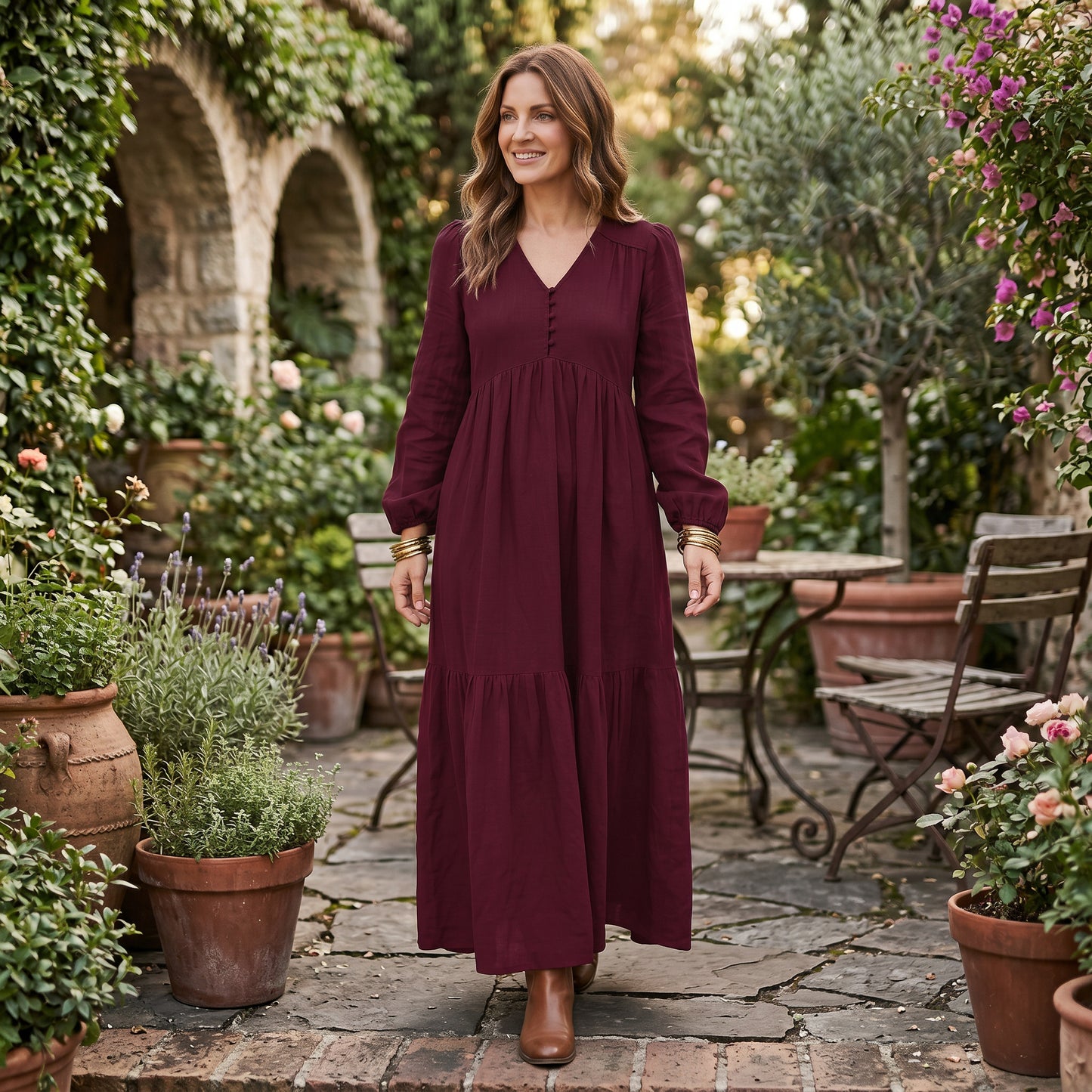 Sophie | Retro Elegant Long-Sleeved Women's Dress done 05-20-2026