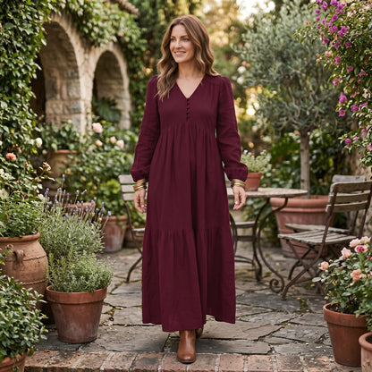 Sophie | Retro Elegant Long-Sleeved Women's Dress done 05-20-2026