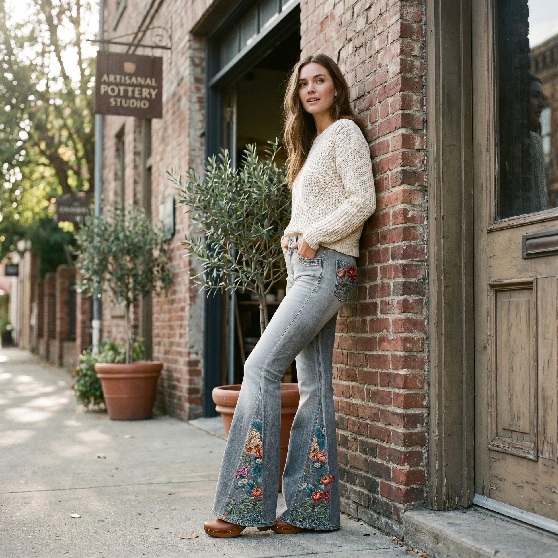 Sorevyn - Stylish High Waisted Bootcut Denim Jeans DONE 05-07-2026