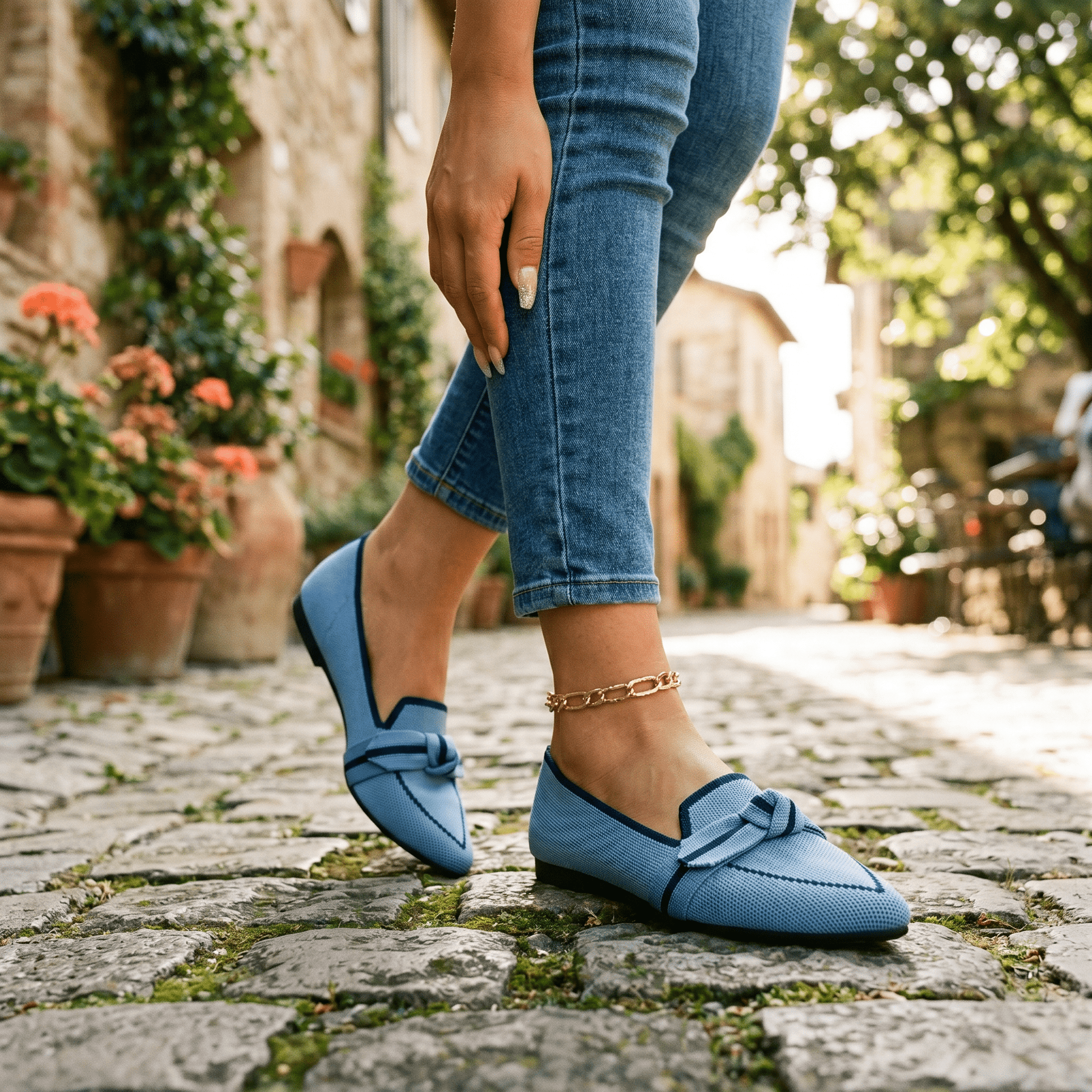 Stylish Orthopedic Loafers for Women - Comfortable Slip-On Black Loafers