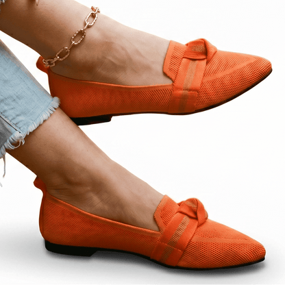 Stylish Orthopedic Loafers for Women - Comfortable Slip-On Black Loafers