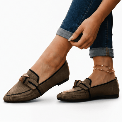 Stylish Orthopedic Loafers for Women - Comfortable Slip-On Black Loafers