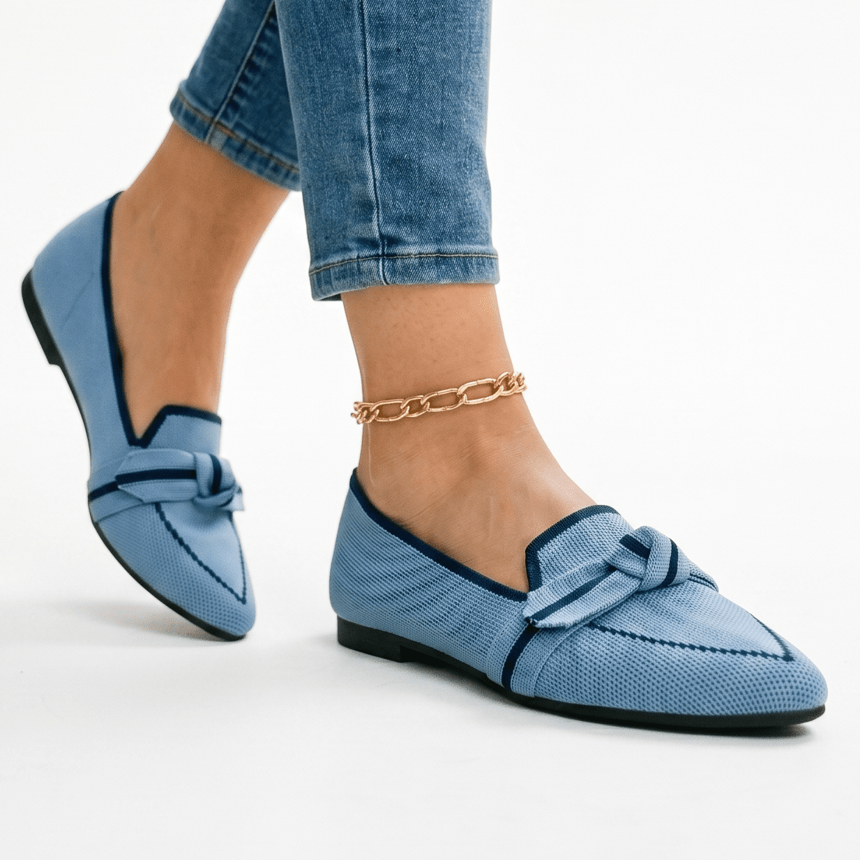 Stylish Orthopedic Loafers for Women - Comfortable Slip-On Black Loafers