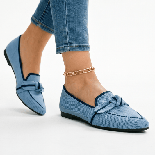 Stylish Orthopedic Loafers for Women - Comfortable Slip-On Black Loafers