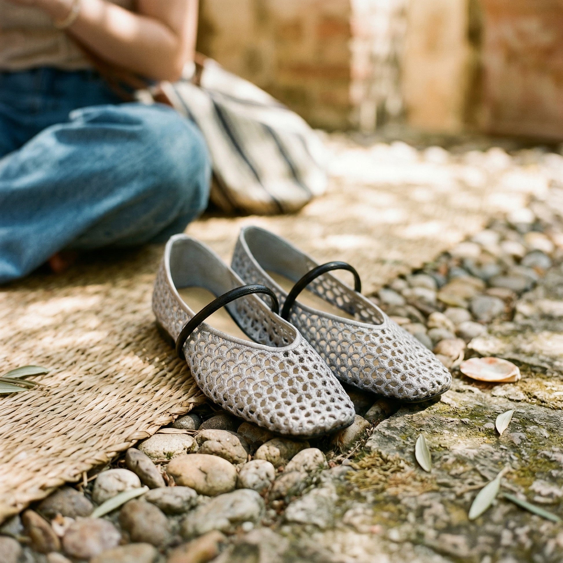 Stylish Summer Ballet Flats for Women with Square Toe Design